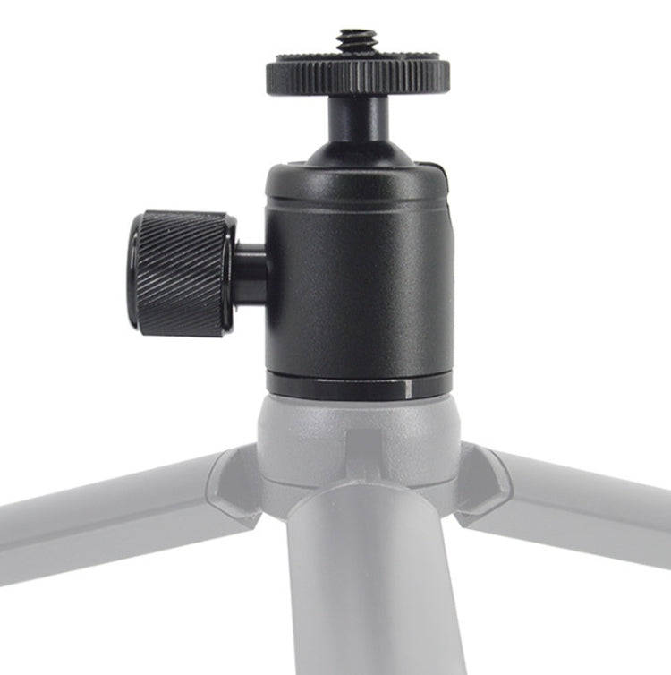 BH-908 Mini Desktop Aluminum Alloy Tripod Mini Ball Head 360 Degree Pan 90 Degree Tilt Tripod