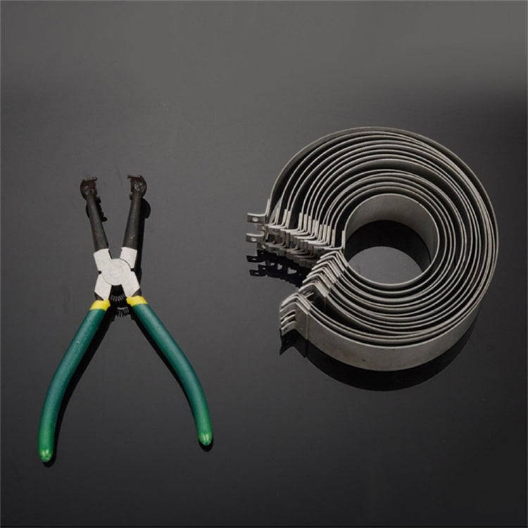 14 Rings Piston Ring Compressor Plier Clamp Remover Assembly Engine Tool Cylinder Installer Ratch...