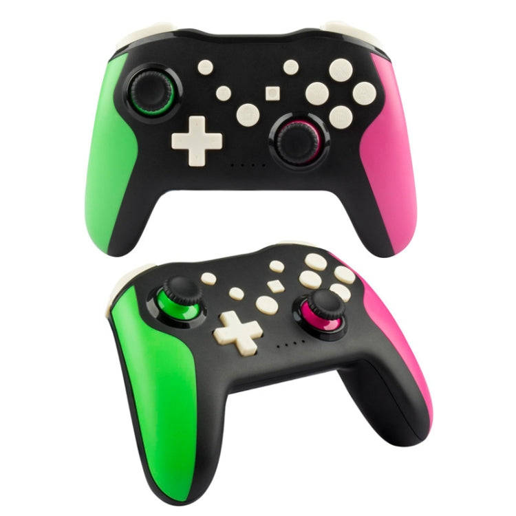 NS009 6-Axis Vibration Burst Wireless Bluetooth Gamepad For Switch Pro(Black Blue Red)