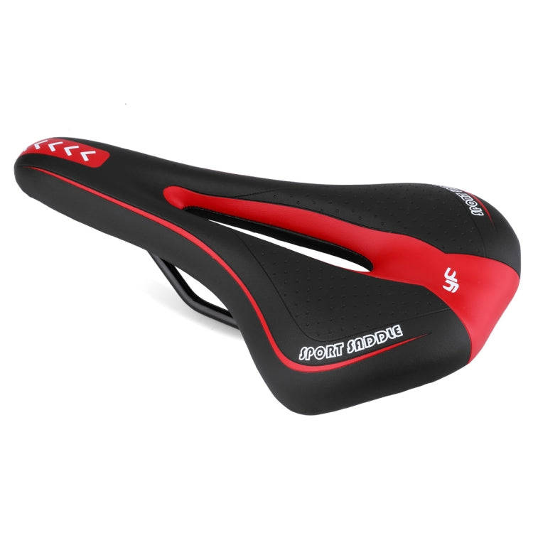 YAFEE YF-1018 Mountain Bike Saddle Bicycle Riding Saddle Bicycle Saddle(White Green)