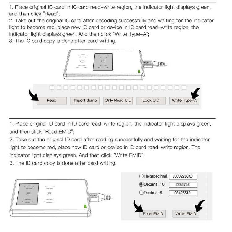 JAKCOM CD2 Access Control Proximity Card Duplicator RFID/ICID Card Reader Card Reader