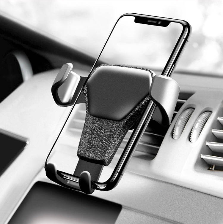 Car Air Vent Mount Gravity Phone Holder Universal Gravity Smartphone Support Black