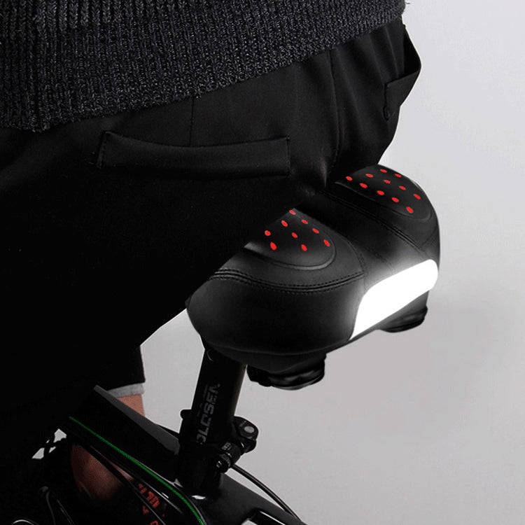 Bicycle Riding Seat Silicone Bicycle Seat Bicycle Saddle(Black)