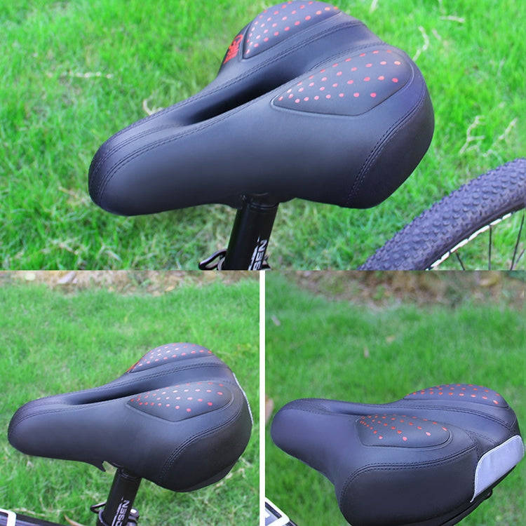 Bicycle Riding Seat Silicone Bicycle Seat Bicycle Saddle(Black)