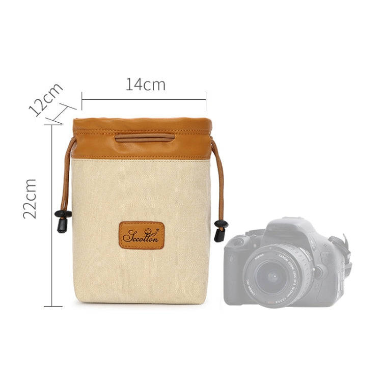 S.C.COTTON Liner Bag Waterproof Digital Protection Portable SLR Lens Bag Micro Single Camera Bag ...