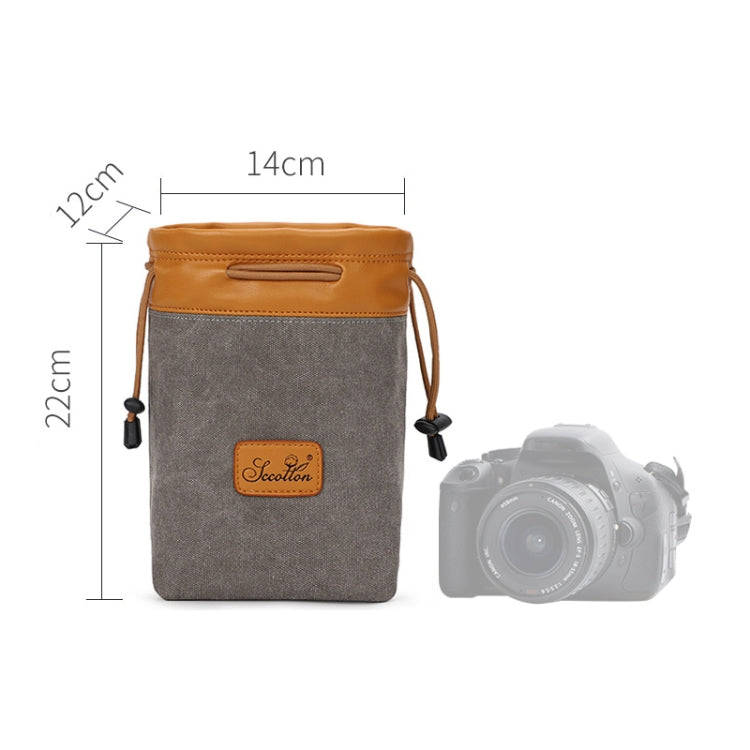 S.C.COTTON Liner Bag Waterproof Digital Protection Portable SLR Lens Bag Micro Single Camera Bag ...