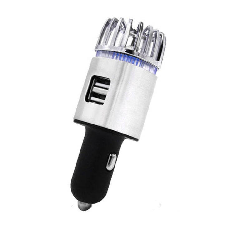 JO-6291 Negative Ion Car Sterilizing Air Purifier Mobile Phone High-Speed Charging Dual USB Cigar...