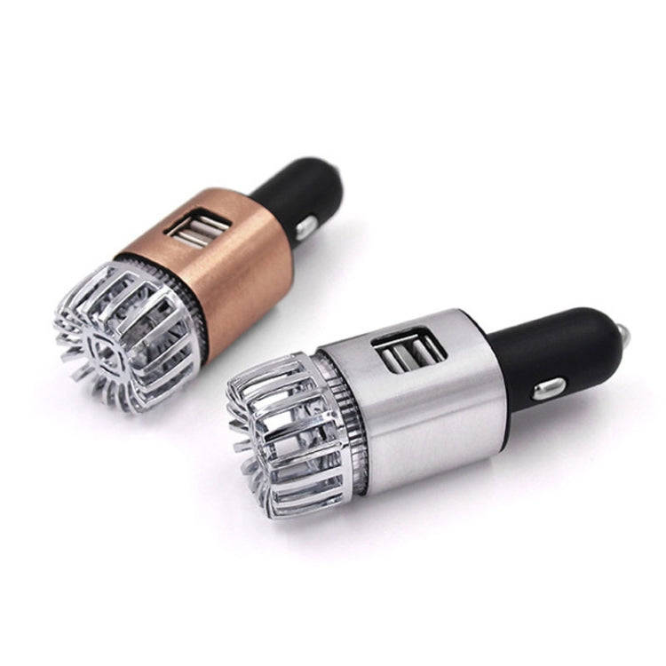 JO-6291 Negative Ion Car Sterilizing Air Purifier Mobile Phone High-Speed Charging Dual USB Cigar...