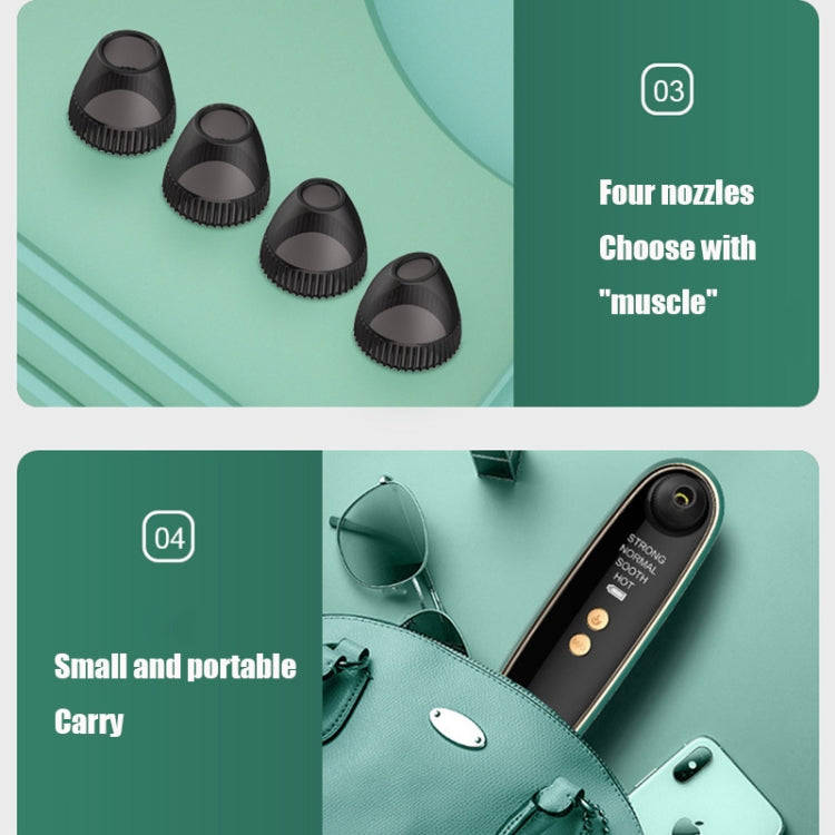 Visualized Hot Compress Blackhead Suction Device Pore Cleaner and Bubble Export Instrument(White)