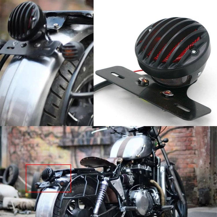 Motorcycle Accessories Retro Waning Tail Light Electric Car Brake Light Card Frame Light Modified...