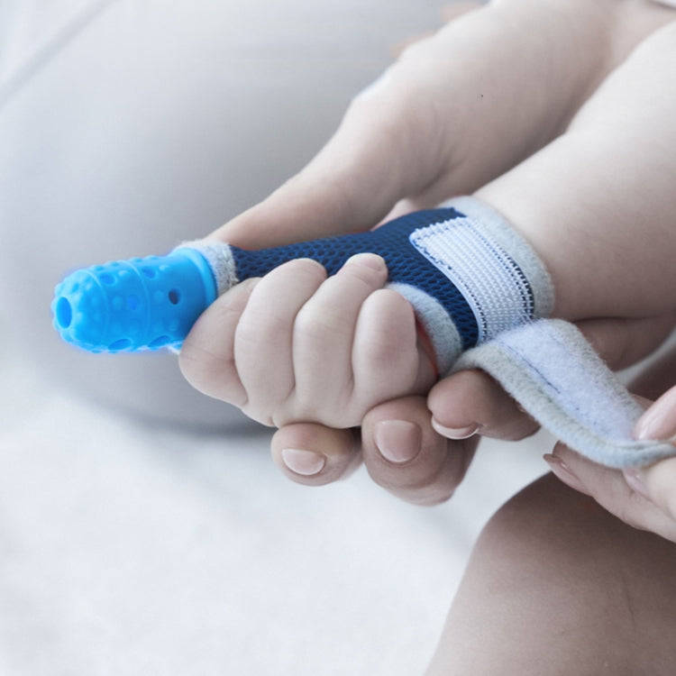 ZT001 Baby Silicone Molar Finger Cots Children Anti-Bite Hand Breathable Thumb Cots Teether Mater...