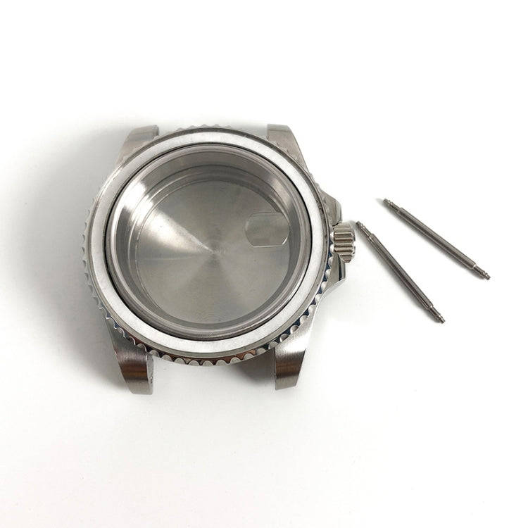For ETA2836/Pearl 3804 Movement 867 GMT Watch Accessories 40MM Stainless Steel Case(Black Blue)