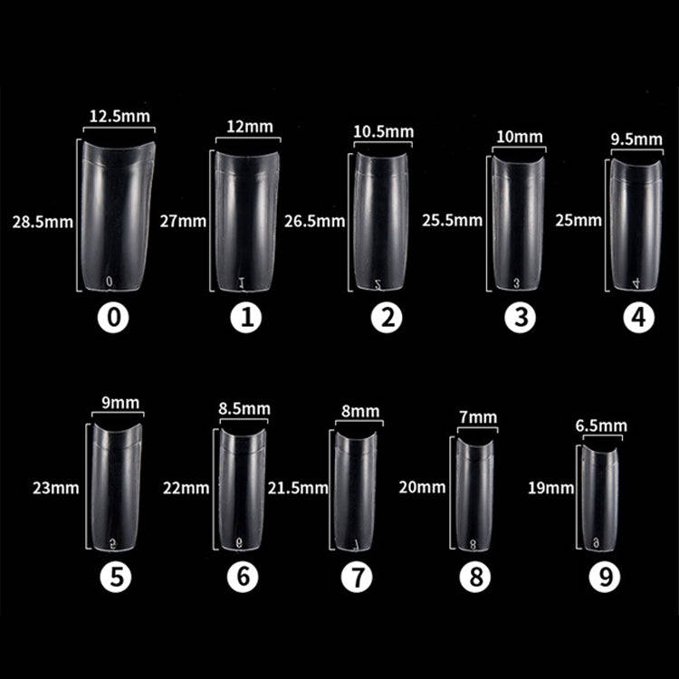FABIYAN Nail Brush Nail Piece Set Nail Art Polishing Supplies Set, Specification: Transparent Big...