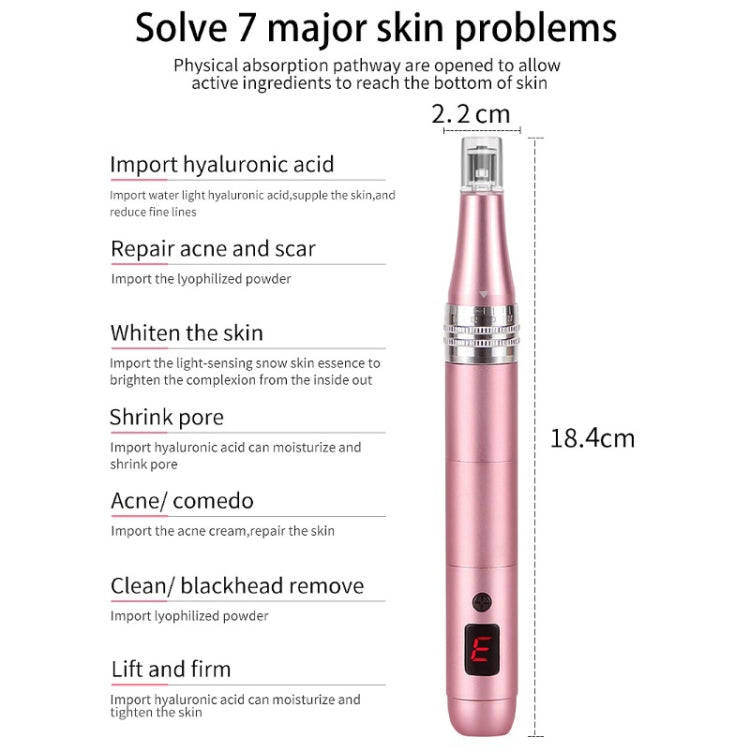 Microcrystalline Nano Electric Importer Micro-Needle Freckle Removal Beauty Instrument, Colour: D...