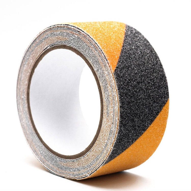 Sands Anti-Slip Tape Ground Sticking Line Wear-Resistant Stair Step Warning Tape Black Yellow 5cm...