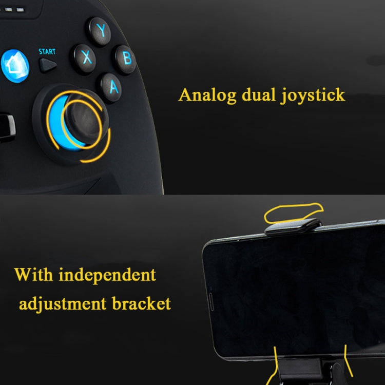 CX-X1  2.4GHz + Bluetooth 4.0 Wireless Game Controller Handle For Android / iOS / PC / PS3 Single...