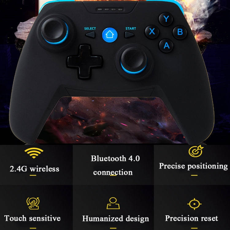 CX-X1  2.4GHz + Bluetooth 4.0 Wireless Game Controller Handle For Android / iOS / PC / PS3 Handle...