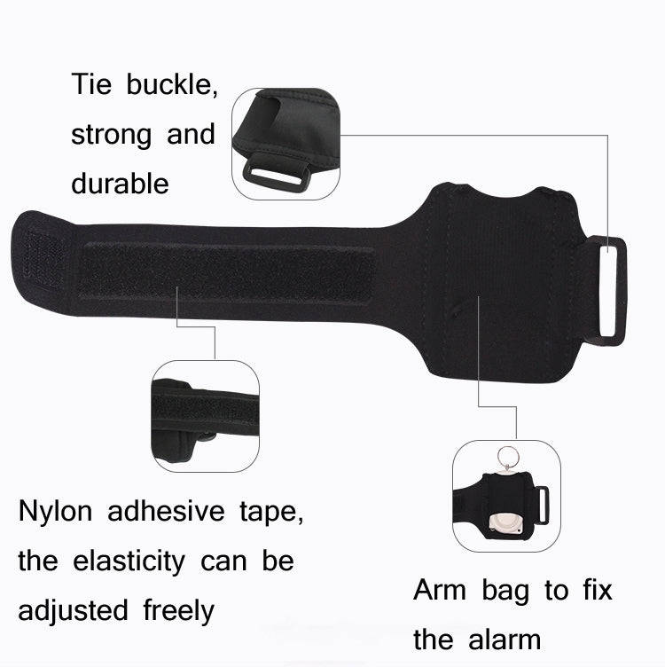 PLAPIE YY-705 120dB Outdoor Sports Runner Personal Alarm(Electric Plating+Conventional Wristband)