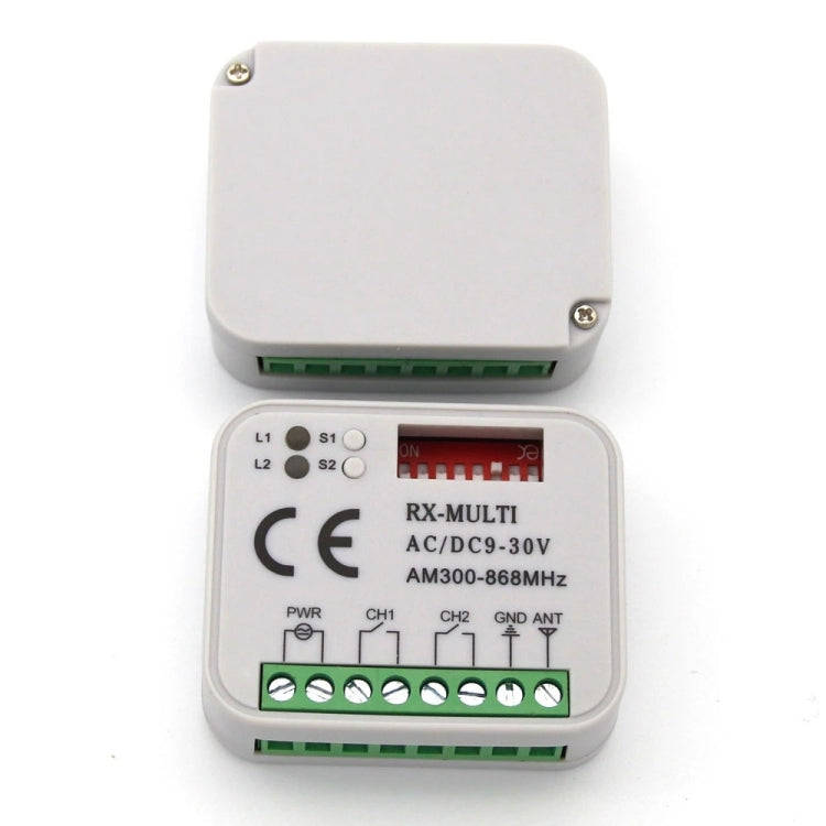 LZ-068 Garage Door Rolling Code Fixed Code Multi-Frequency Remote Control Receiver Switch