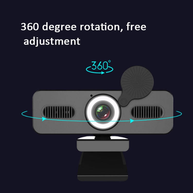 C360 1080P Network High-Definition Computer Camera Drive-Free Beautifying Light Camera with Omnid...
