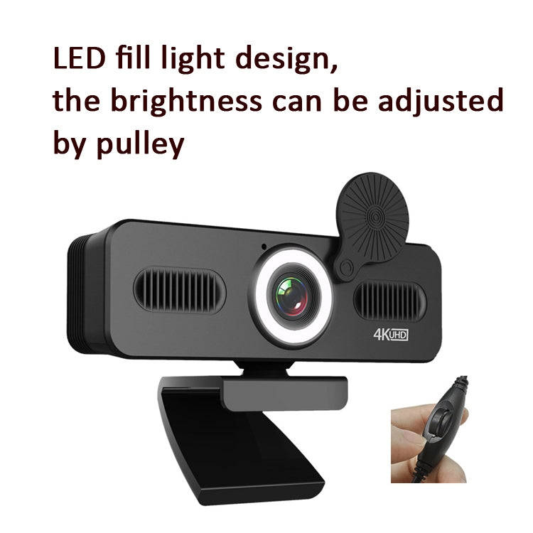 C360 1080P Network High-Definition Computer Camera Drive-Free Beautifying Light Camera with Omnid...