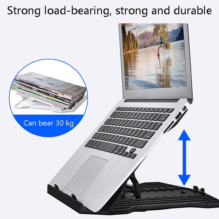N31 Portable Laptop Bracket Liftable Computer Support Base, Colour: Black (Standard Version)