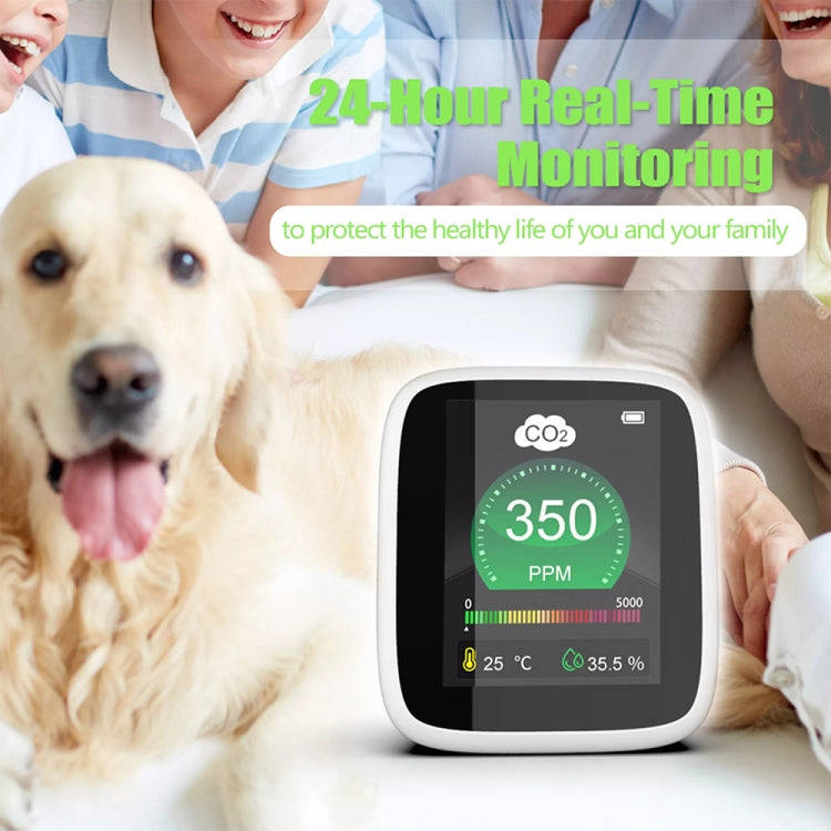 DM1308 CO2 Monitor Tester Indoor Air Quality 400-5000ppm Digital Carbon Dioxide Temperature Humid...
