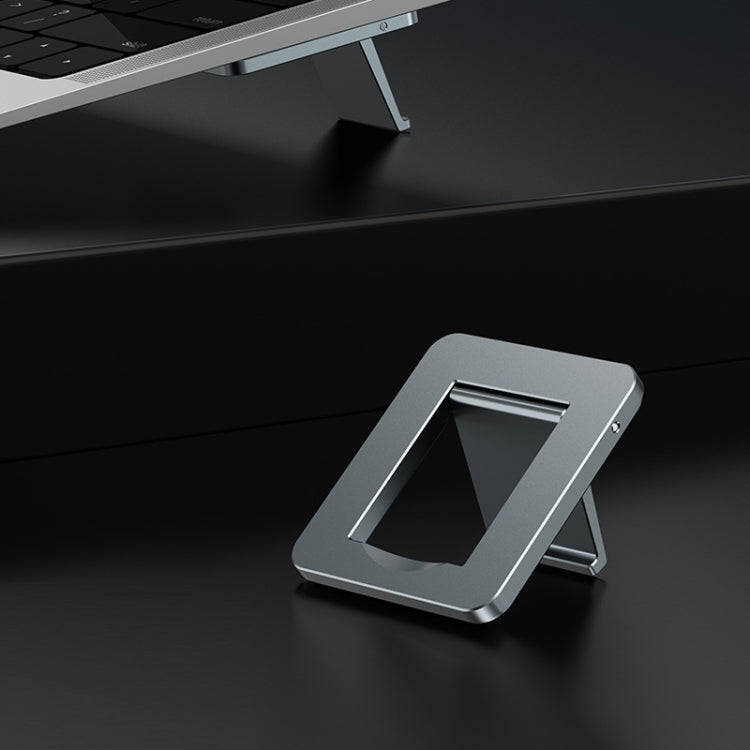 Oatsbasf 03321 Notebook Computer Invisible Height Increase Bracket Desktop Folding Storage Radiat...