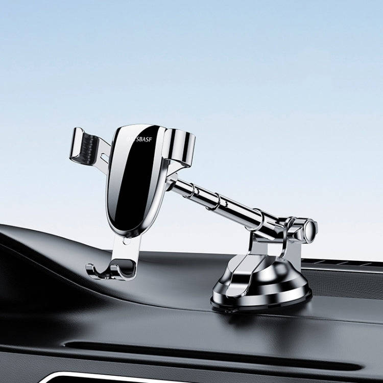 OATSBASF 03513 Phone Car Magnetic Telescopic Bracket Suction Cup Type Navigation Mobile Phone Bra...