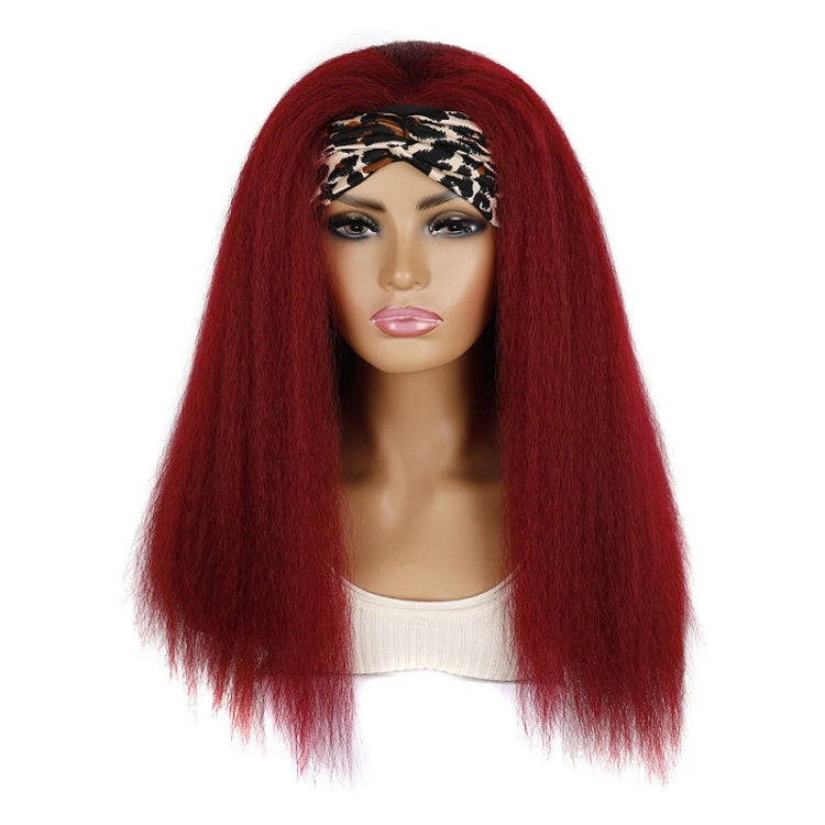 Turban Headband Corn Beard Long Hair Wig Headgear, Color Classification: BUG # XG