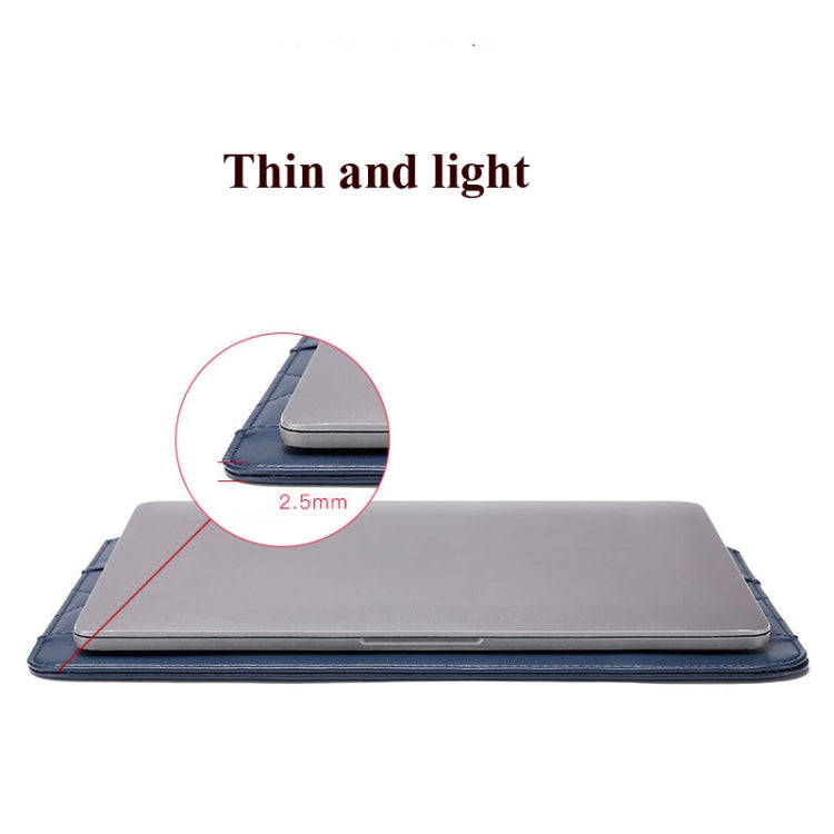 Microfiber Leather Thin And Light Notebook Liner Bag Computer Bag, Applicable Model: 13-14 inch(Red)
