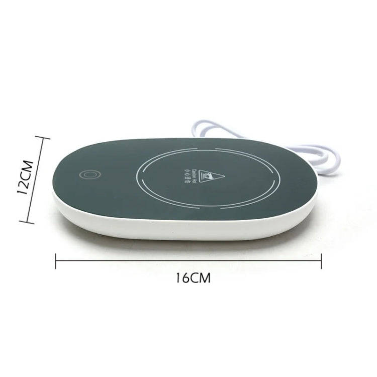 Constant Temperature Heating Smart Ceramic Coffee Cup Set, Style: USB Plug(White+Gift Box)