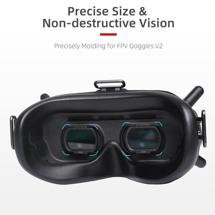 Sunnylife FV-Q9334 2 PCS Myopia Lens Nearsighted Corrective Aspherical Lens for DJI FPV Goggles V...