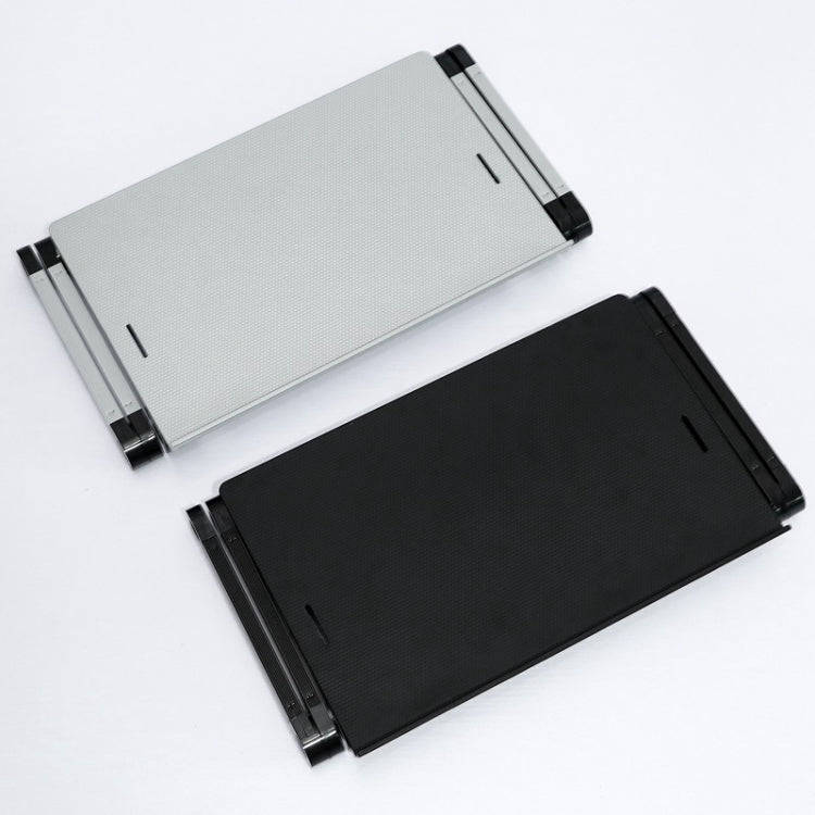T8 Aluminum Alloy Folding & Lifting Laptop Desk Office Desk Heightening Bracket with Fan & Mouse ...