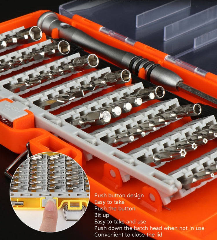 Obadun 9800 58 in 1 Screwdriver Set Manual CRV Batch Mobile Phone Disassembly Glasses Repair Tool...