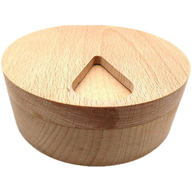 Wooden 7-Compartment Medicine Box Kitchen Storage Container(11x11x3cm)
