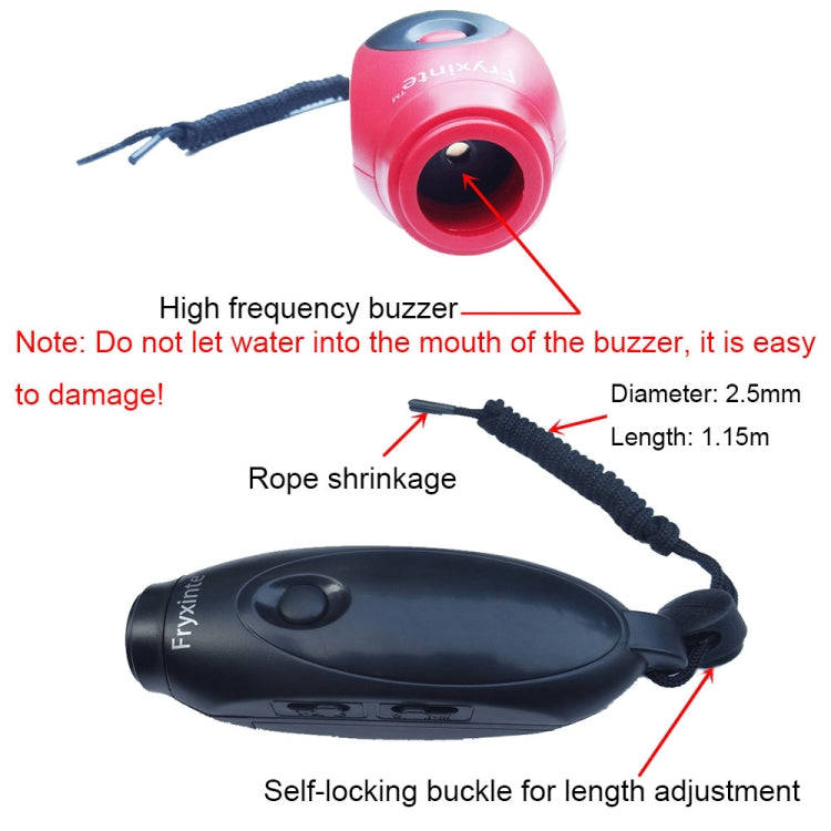 Fryxinte XT-7DS3 Adjustable High Decibel Sports Referee Electronic Whistle Emergency Rescue Train...