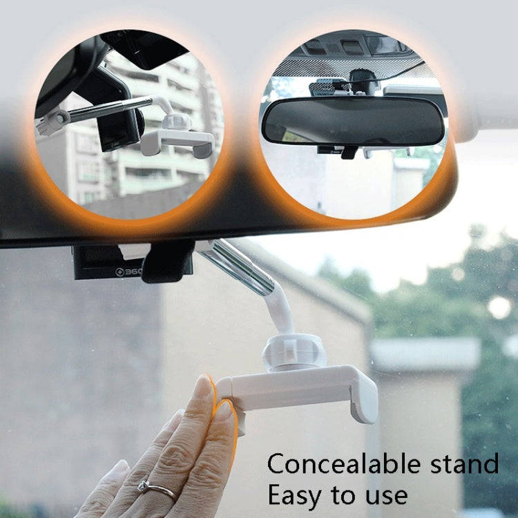 2 PCS Car Mobile Phone Bracket Rearview Mirror Navigation Bracket Driving Recorder Fixed Clipper ...