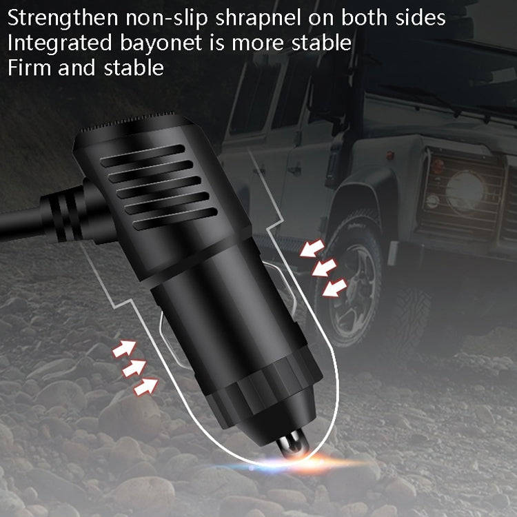 F558 With USB Mobile Phone Charging Car Fan 12/24V Car Truck Double Shaking Head Fan(Double Head ...