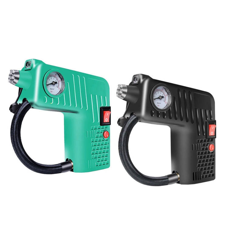 YX-301 12V Multi-Function Car Electric Portable Hand-Held Inflatable Pump(Green)