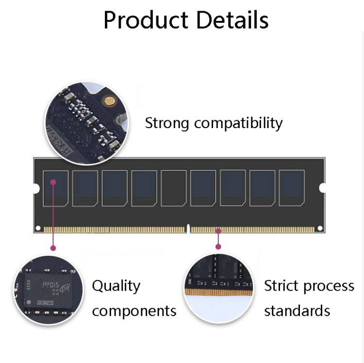 JingHai PC4 DDR4 16G Single Strip Desktop Memory(2666MHz)