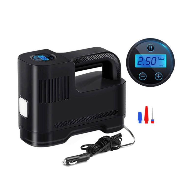 Portable Multi-Function Smart Car Inflatable Pump Electric Air Pump, Style: Wired With Light Digi...