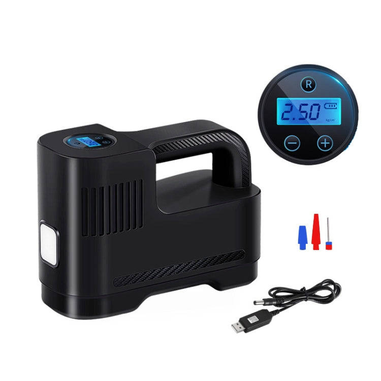 Portable Multi-Function Smart Car Inflatable Pump Electric Air Pump, Style: Wireless With Light D...