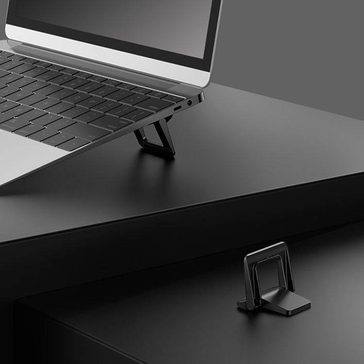 02919 Laptop Desktop Increased Heat Dissipation Bracket Laptop Base Portable Foot Pad Bracket(Black)