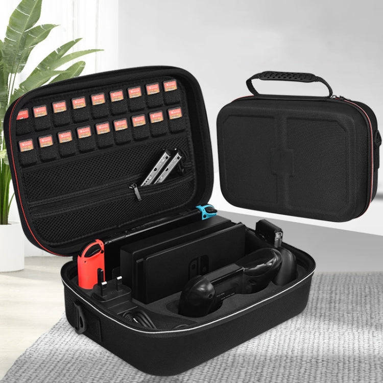 01145 Game Machine Full Accessories Storage Bag Host Handle Hard Box For Nintendo Switch(Black wi...
