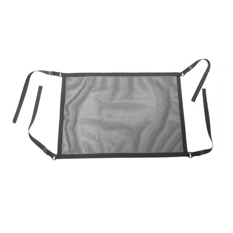Car Storage Network Pocket Car Roof Seating Room Mesh Folding Hanging Bag, Style: Single Layer(Bl...