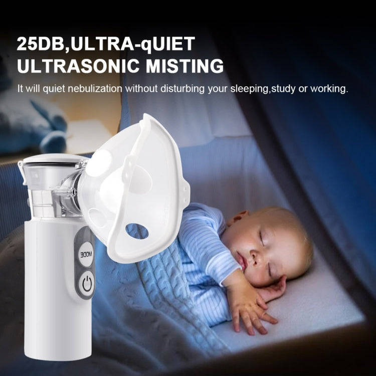 YMK-R7  Ultrasonic Wave Handheld Nebulizer Portable Child Adult Compressed Nebulizer, Style: Dry ...