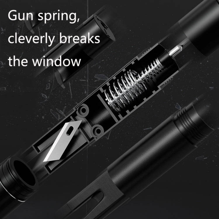 XL91 Car Breakster Escape Emergency Safety Hammer Cutter Multi-Function Mini Window Escape(Darkly...