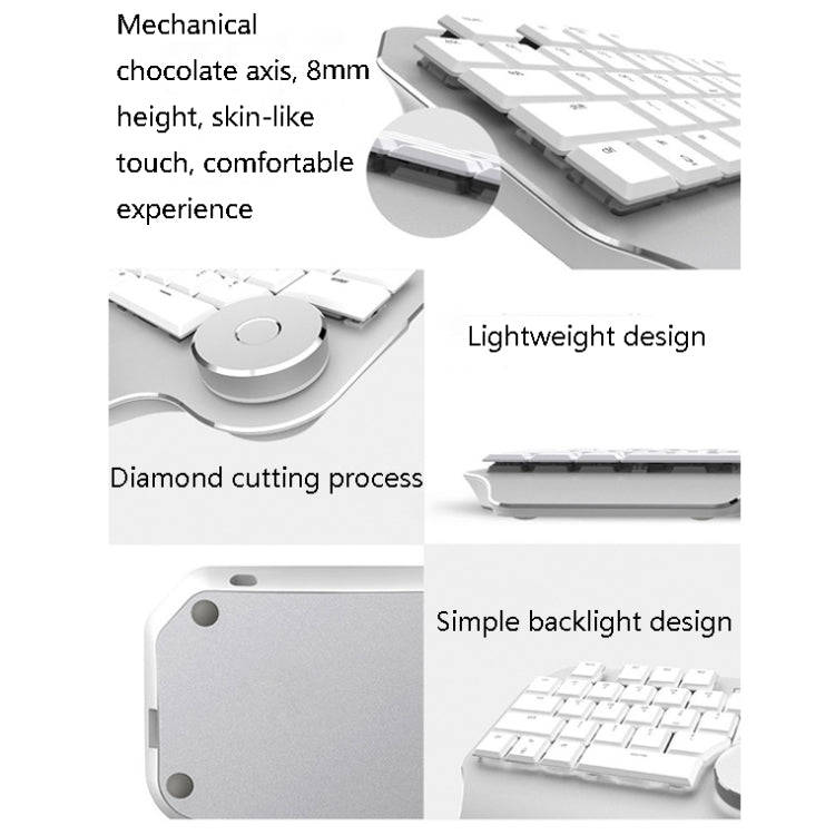 DELUX T11 29 Keys Single-Hand Keyboard Shortcut Key Speech Tool Flat Keyboard, Colour: Black