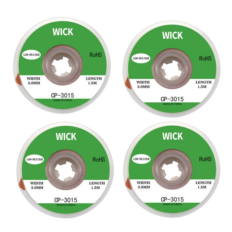 4 PCS Silk Wire Deficiency Tin With Low Residue Strip BGA To Remove Tin Welding Strip Electronic ...